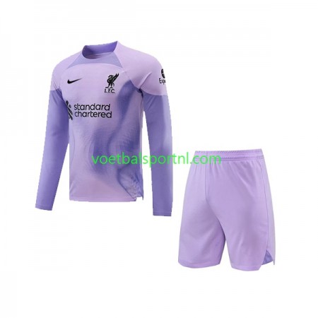 Liverpool Doelman Kind Thuis Tenue 2022-23 L/S